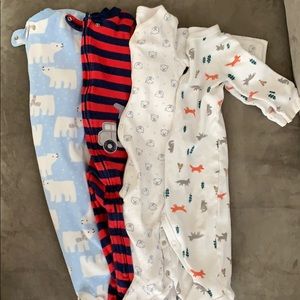 Set of 4 - Assorted Pajamas 9 Month Carters